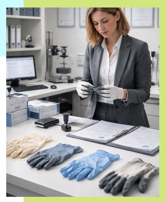 Сертификация перчаток в Кизляре от 8637 р. | Алешин-Кзр