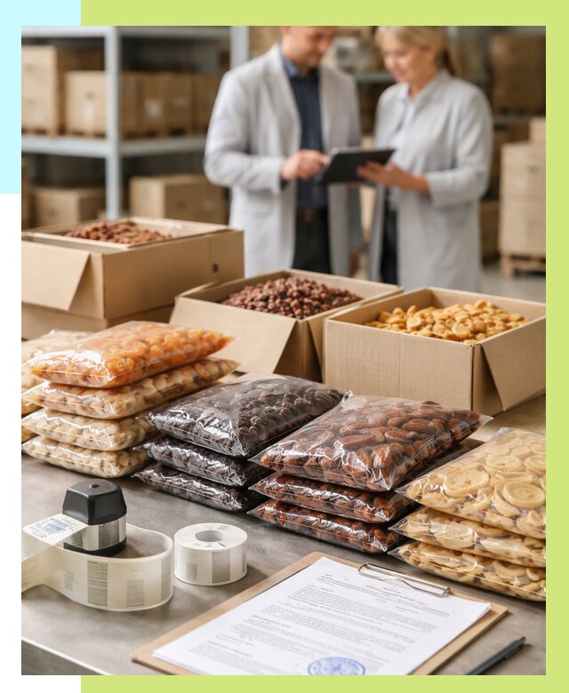 Сертификация сухофруктов в Кизляре от 12193 р. | Алешин-Кзр под ключ