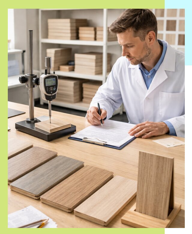 Сертификация ламината с испытаниями и оформлением документов в Кизляре