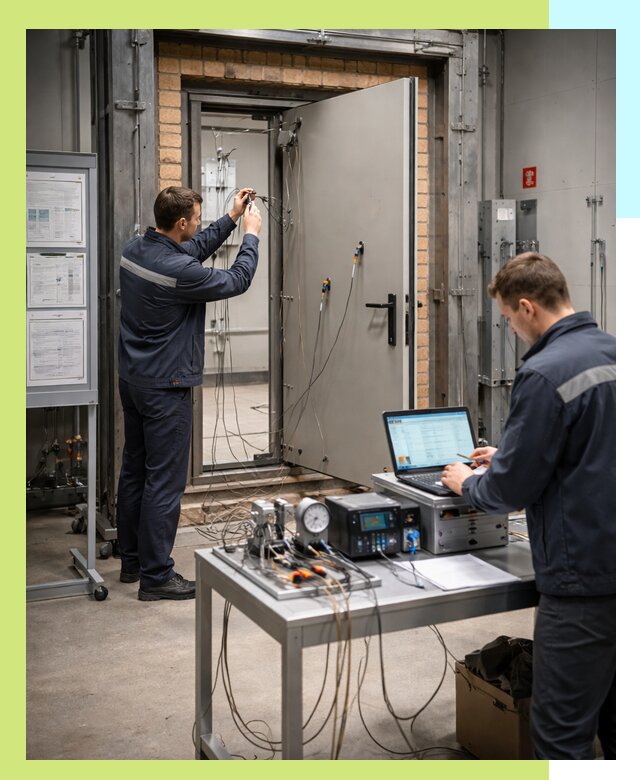 Сертификация противопожарных дверей в Кизляре по ГОСТ и ТР