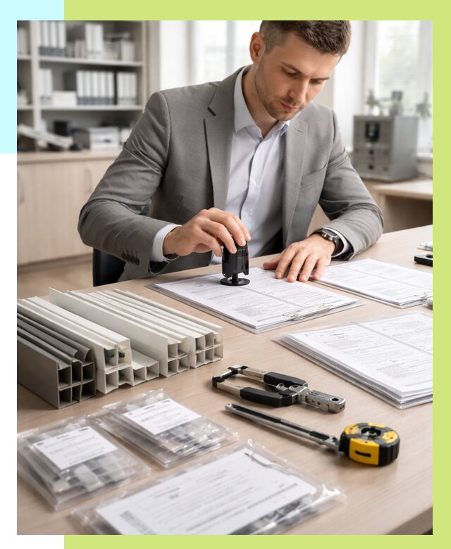 Сертификация ПВХ продукции в Кизляре от 8637 р., Алешин-Кзр