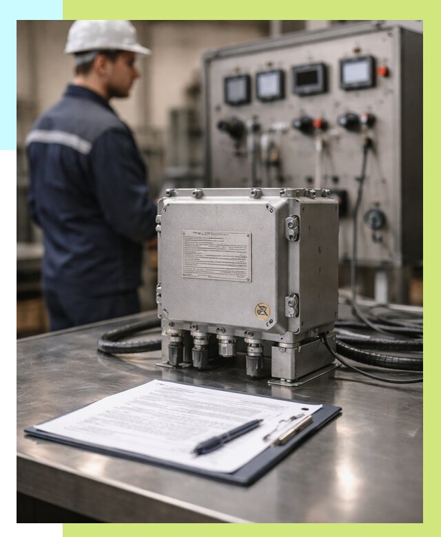 Сертификация взрывозащищенного оборудования в Кизляре от 35564 р. | Алешин-Кзр