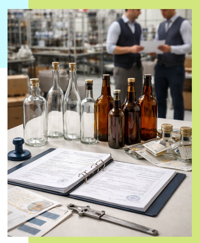 Сертификация стеклянных бутылок в Кизляре от 25403 р. | Алешин-Кзр