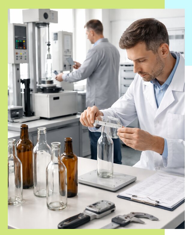 Сертификация стеклянных бутылок и сопутствующей упаковки в Кизляре