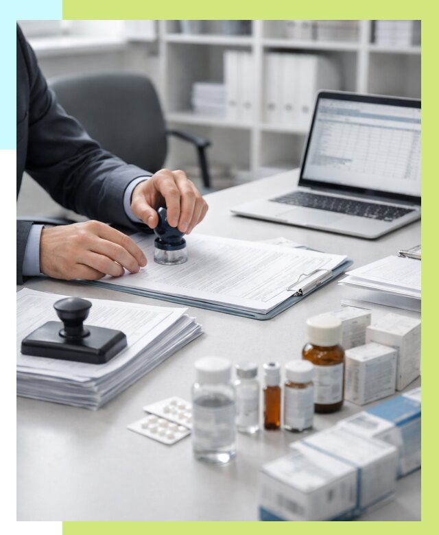 Сертификация лекарств в Кизляре от 152415 р. | Алешин-Кзр