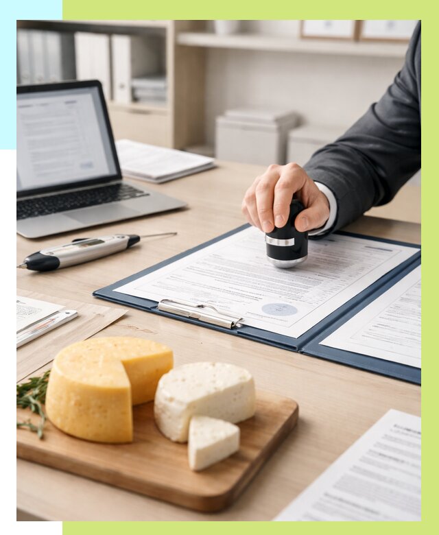 Сертификация сыров в Кизляре от 15242 р | Сертификат на сыр Алешин-Кзр