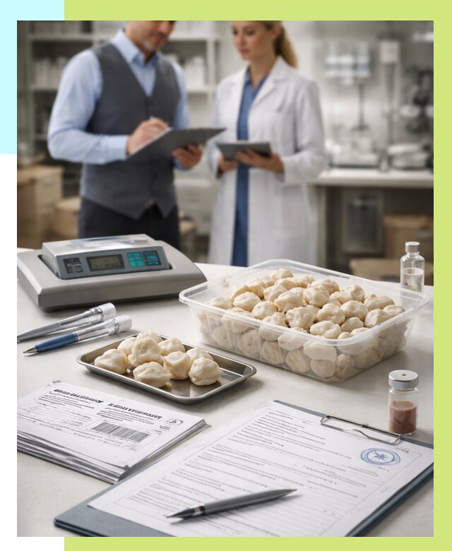 Сертификация пельменей в Кизляре от 15242 р. срочно | Алешин-Кзр