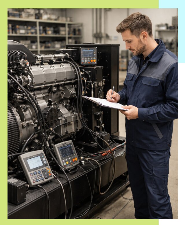 Сертификация дизельных генераторов и их оборудования в Кизляре