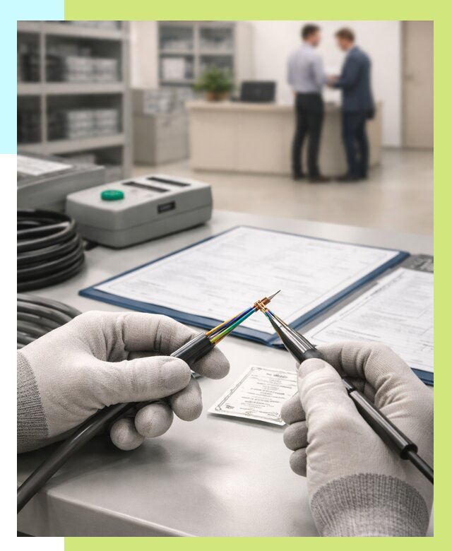 Сертификация провода в Кизляре от 18290 р. в Алешин-Кзр