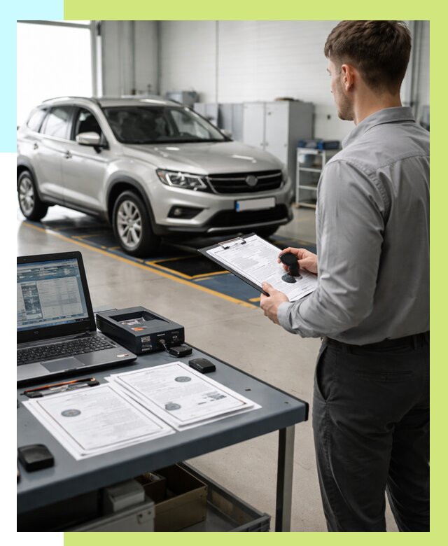 Сертификация транспортных средств в Кизляре от 12193 р. | Алешин-Кзр