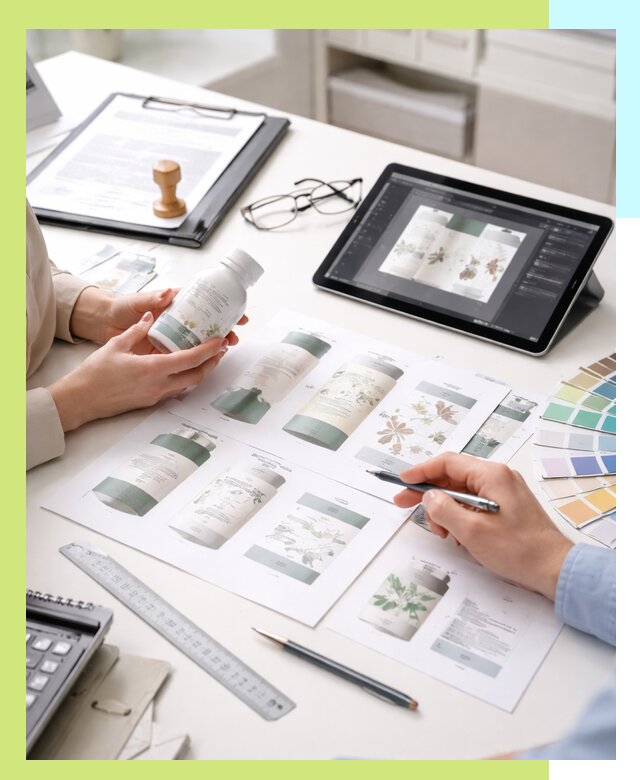 Профессиональная разработка дизайна и текста этикетки продукции в Кизляре