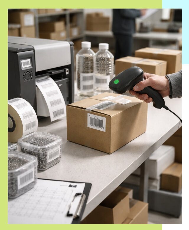 Штрихкодирование продукции и маркировка для продажи в Кизляре