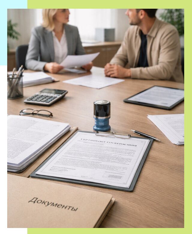 Сертификат соответствия на продукцию в Кизляре от 15242 р.|Алешин-Кзр