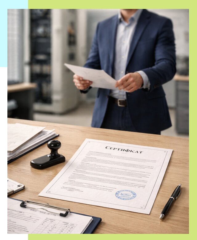 Сертификат на оборудование в Кизляре от 15242 р. | Алешин-Кзр