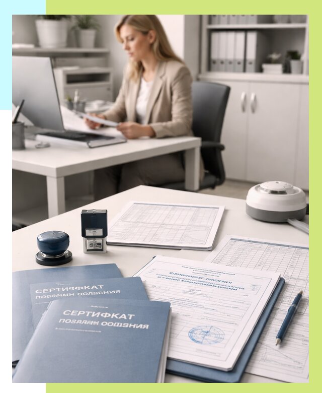 Сертификаты пожарной безопасности в Кизляре от 15242 р. | Алешин-Кзр