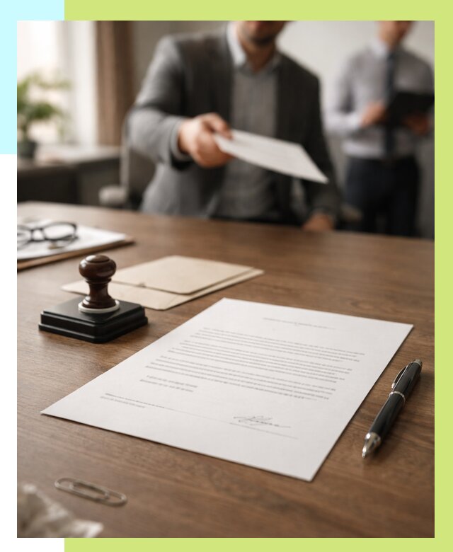 Отказное письмо по сертификации в Кизляре от 3556 р. | Алешин-Кзр