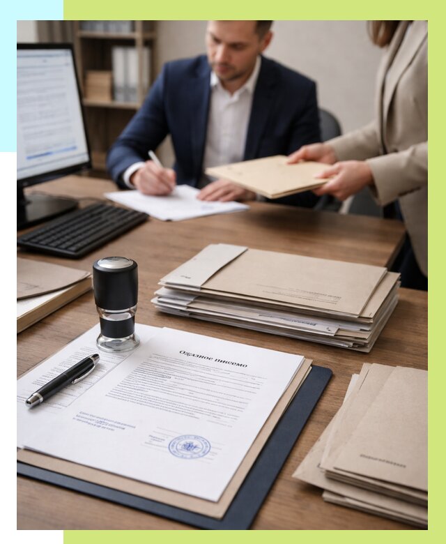 Отказное письмо для таможни в Кизляре от 3048 р, Алешин-Кзр