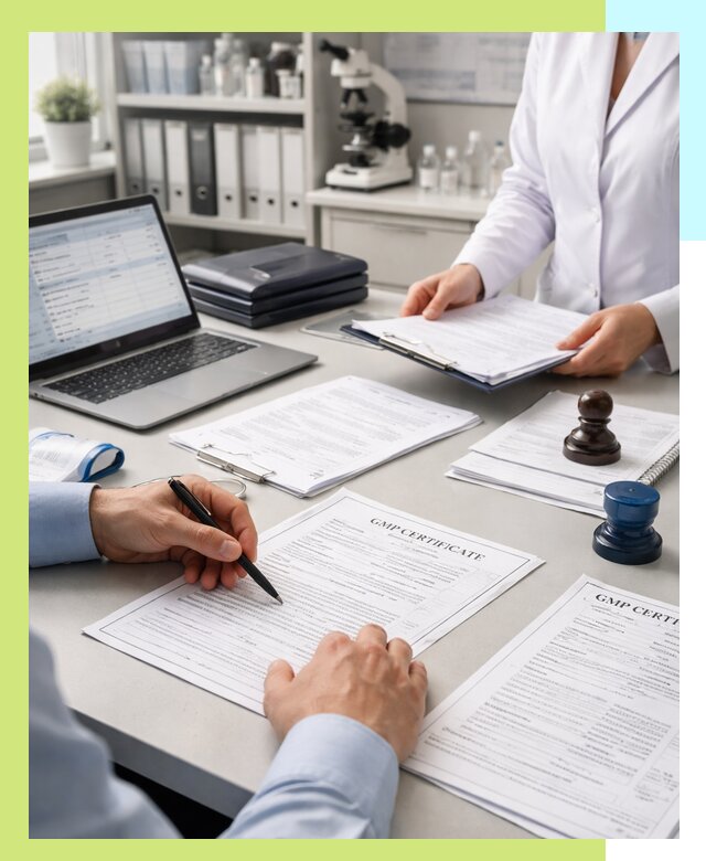 Оформление сертификата GMP в Кизляре для фармпроизводства